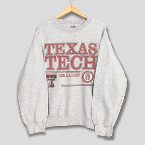 Vintage Texas Tech Red Raiders Sweatshirt, Retro 90s Texas Tech University Shirt